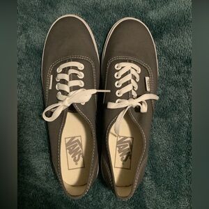 New Vans gray canvas shoes no box